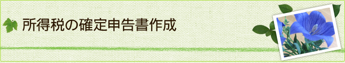 所得税の確定申告書作成
